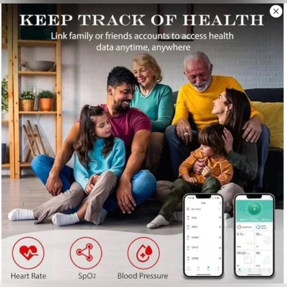 NWT Smart Ring SILVER Next Gen Health, Sleep Monitoring, Fitness Tracker
